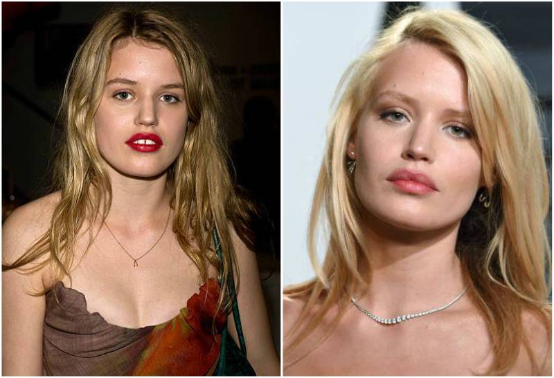 Georgia May Jagger's eyes color - green and hair color - blonde Georgia May Jagger's eyes and hair color