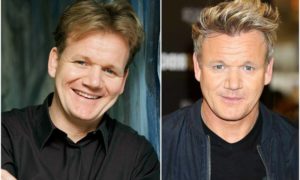 Gordon Ramsay's eyes and hair color
