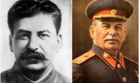 Joseph Stalin's eyes and hair color