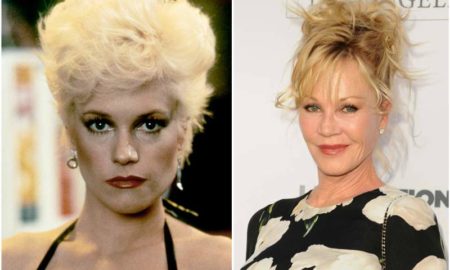 Melanie Griffith's eyes and hair color
