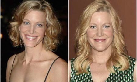 Anna Gunn's eyes and hair color