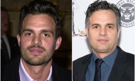 Mark Ruffalo's eyes and hair color