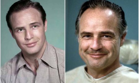 Marlon Brando's eyes and hair color