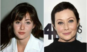 Shannen Doherty's eyes and hair color