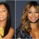 Singer Ashanti's eyes and hair color