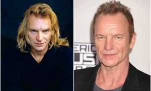 Sting’s eyes and hair color
