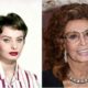 Sophia Loren's eyes and hair color
