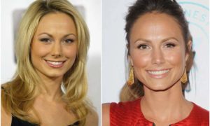 Stacy Keibler's eyes and hair color