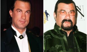 Steven Seagal's eyes and hair color