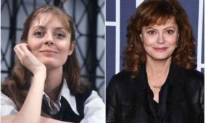 Susan Sarandon's eyes and hair color