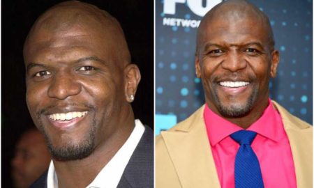 Terry Crews' eyes and hair color