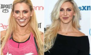 Ashley (Charlotte) Flair's eyes and hair color