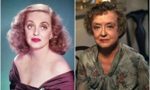 Bette Davis' eyes and hair color