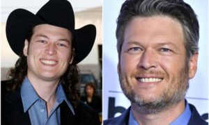 Blake Shelton's eyes and hair color