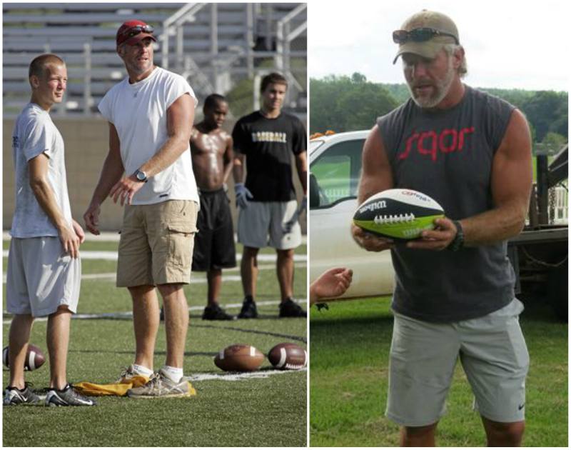 Brett Favre's body Brett Favre's height, weight and age
