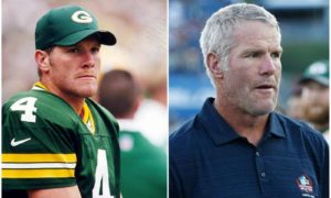 Brett Favre's eyes and hair color