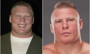 Brock Lesnar's eyes and hair color