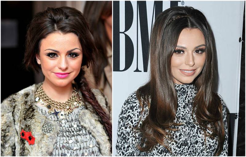 Cher Lloyd's eyes color - hazel and hair color - dark brown Cher Lloyd's eyes and hair color