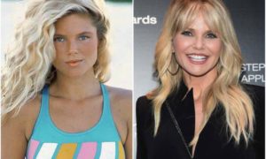 Christie Brinkley's eyes and hair color