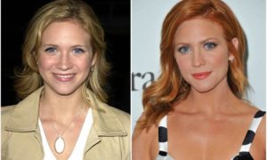 Brittany Snow's eyes and hair color