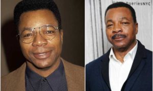 Carl Weathers' eyes and hair color