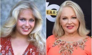 Charlene Tilton's eyes and hair color