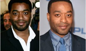 Chiwetel Ejiofor's eyes and hair color