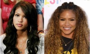 Singer Cassie's eyes and hair color