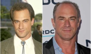 Christopher Meloni's eyes and hair color