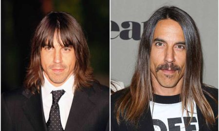 Anthony Kiedis' eyes and hair color