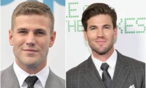 Austin Stowell's eyes and hair color