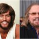 Barry Gibb's eyes and hair color