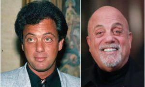 Billy Joel's eyes and hair color