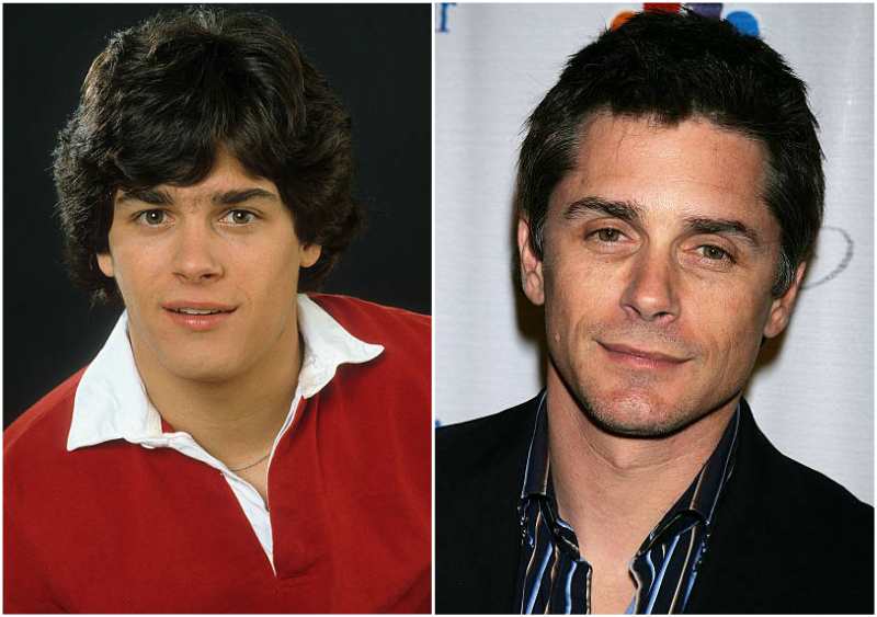 Billy Warlock's eyes color - hazel and hair color - brown Billy Warlock's eyes and hair color