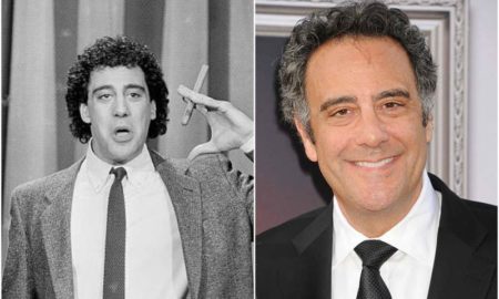 Brad Garrett's eyes and hair color