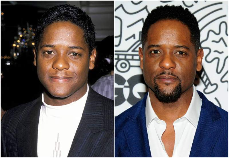 Blair Underwood's eyes color - dark brown and hair color - black Blair Underwood's eyes and hair color