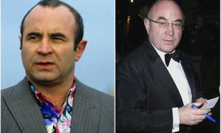 Bob Hoskins' eyes and hair color