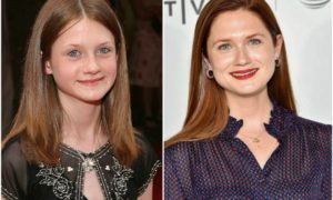 Bonnie Wright's eyes and hair color