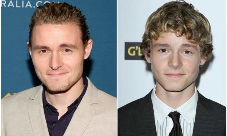 Callan McAuliffe’s eyes and hair color