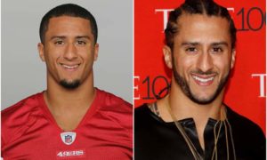 Colin Kaepernick's eyes and hair color