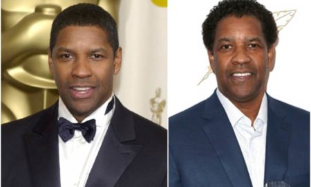 Denzel Washington’s eyes and hair color