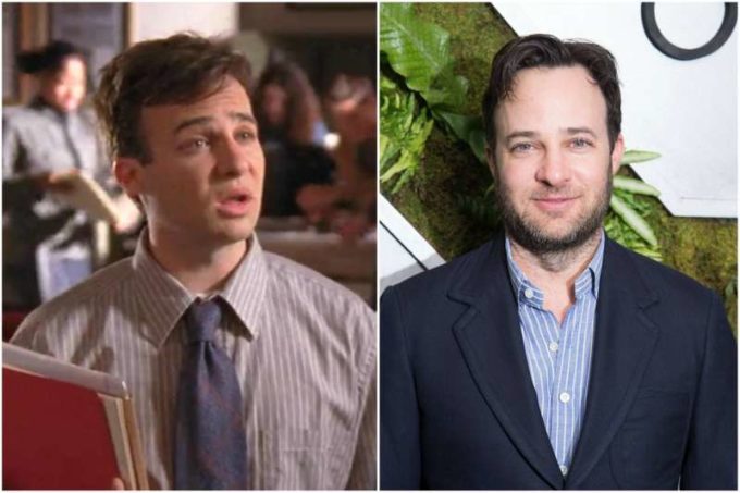 Danny Strong's eyes color - blue and hair color - brown Danny Strong's eyes and hair color