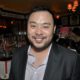 David Chang's eyes and hair color