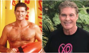 David Hasselhoff's eyes and hair color