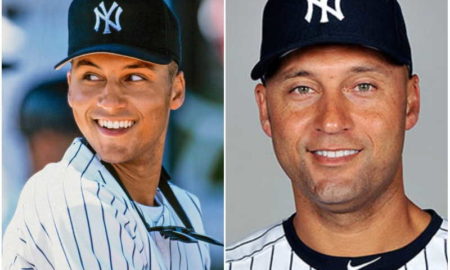 Derek Jeter's eyes and hair color