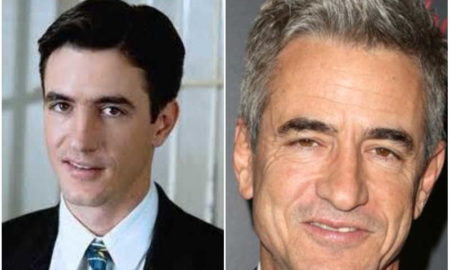Dermot Mulroney's eyes and hair color
