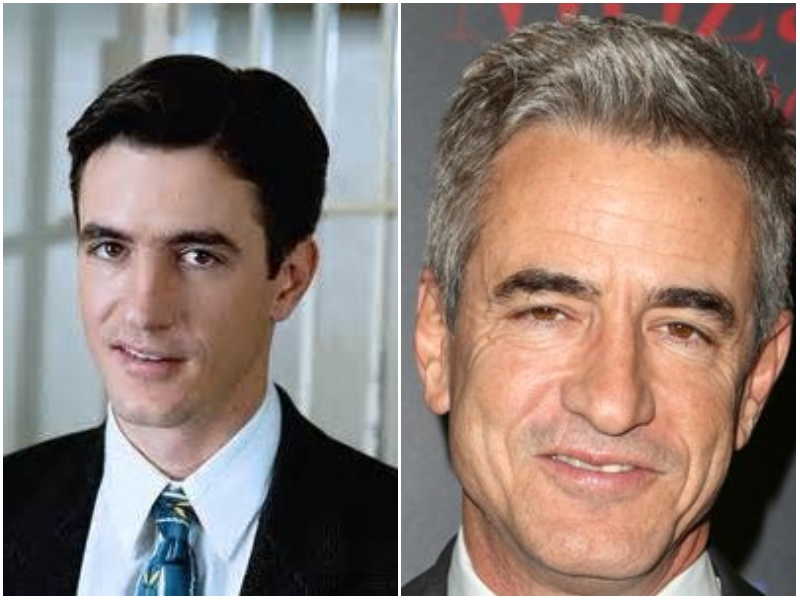 Dermot Mulroney's eyes and hair color - dark brown Dermot Mulroney's eyes and hair color