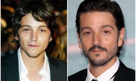 Diego Luna's eyes and hair color