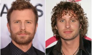 Dierks Bentley's eyes and hair color