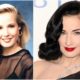 Dita Von Teese's eyes and hair color